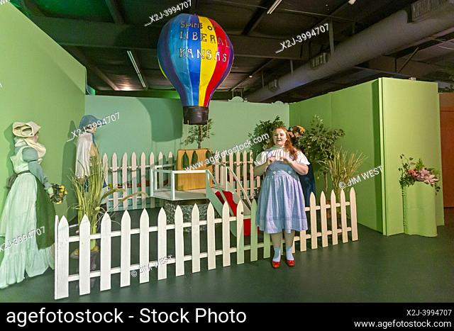 Liberal, Kansas - Dorothy's House and the Land of Oz, a tourist attraction modeled after the 1939 movie, The Wizard of Oz