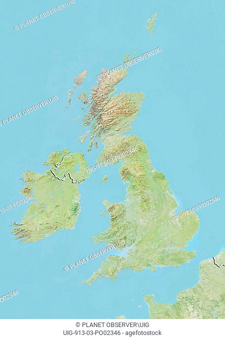 Wales Relief Map 5
