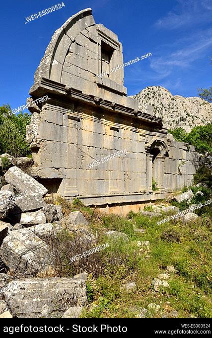 Turkey, Antalya Province, Pisidia, antique ruin of Termessos