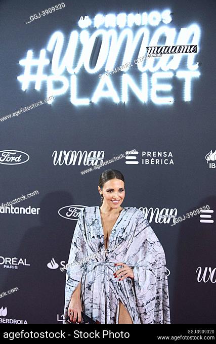 Paula Echevarria attends Woman Planet Awards from Woman Madame Figaro at Royal Academy of Fine Arts of San Fernando on November 22, 2021 in Madrid, Spain