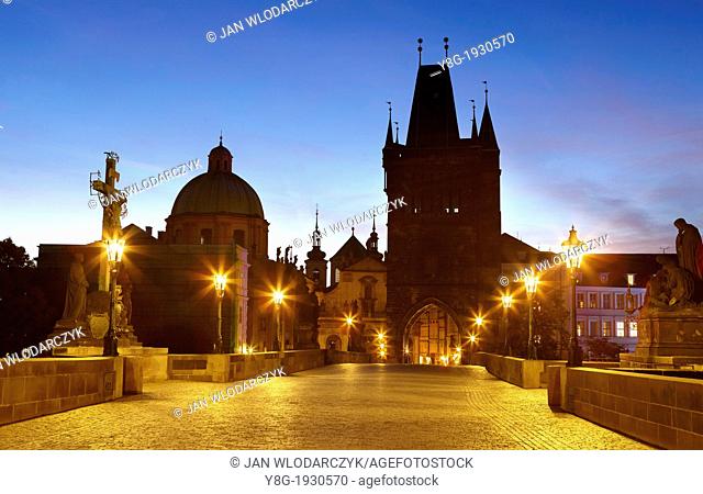 Prague - Old Town, Bridge Tower and Charles Bridge, Prague, Unesco, Czech Republic, Europe