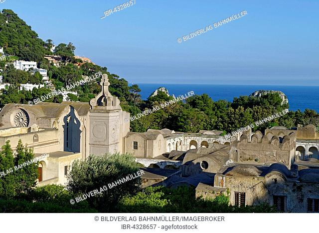 Certosa di San Giacomo, Carthusian monastery, Capri, Gulf of Naples, Campania, Italy