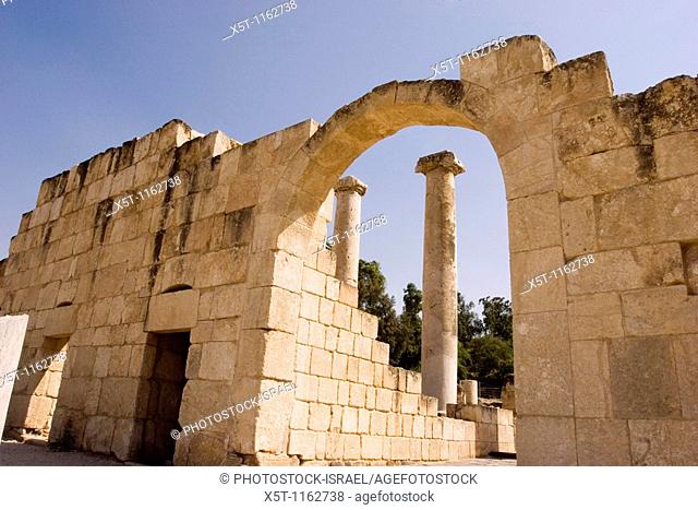 Israel, Bet Shean, Silvanus Street, During the Hellenistic period Bet Shean had a Greek population and was called Scythopolis  In 64 BCE it was taken by the...