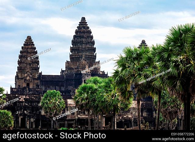 ruins Angkor Wat temple, Siem Reap, Cambodia