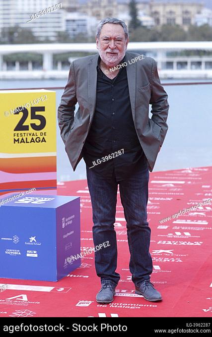 Adrián Solar attends to Mensajes Privados' photocall during the 25th Malaga Film Festival 2022 March, 22, 2022 in Malaga, Spain