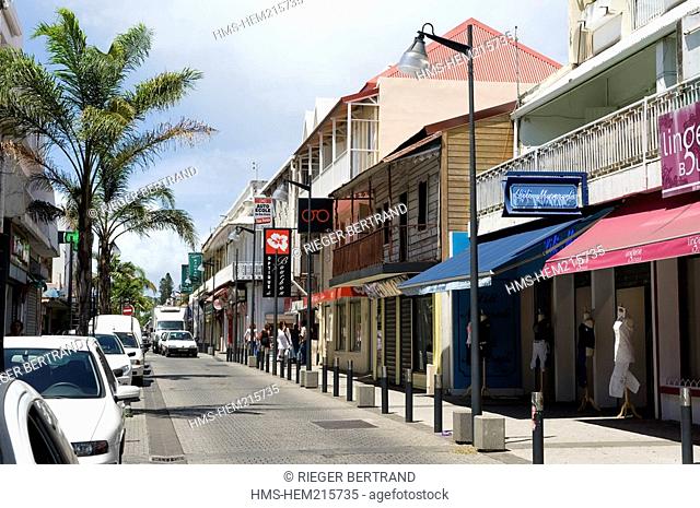 France, Reunion Island, Saint Pierre, Rue des Bons Enfants Street