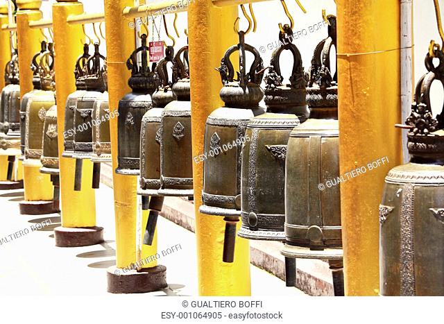 bells in thai temple