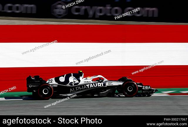 #22 Yuki Tsunoda (JPN, Scuderia AlphaTauri), F1 Grand Prix of Austria at Red Bull Ring on July 8, 2022 in Spielberg, Austria. (Photo by HIGH TWO)
