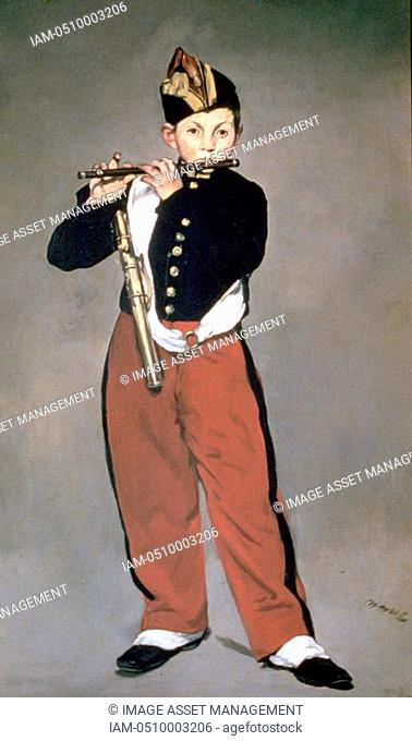 The Fife Player 1866. Painting by Edouard Manet 1832-1883 French Impressionist painter. Oil on canvas
