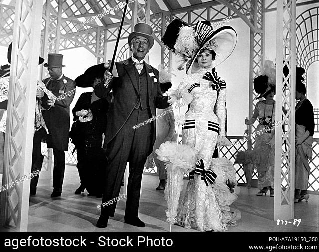 My Fair Lady  Year : 1964 USA Director : George Cukor Wilfrid Hyde-White, Audrey Hepburn  Restricted to editorial use. See caption for more information about...