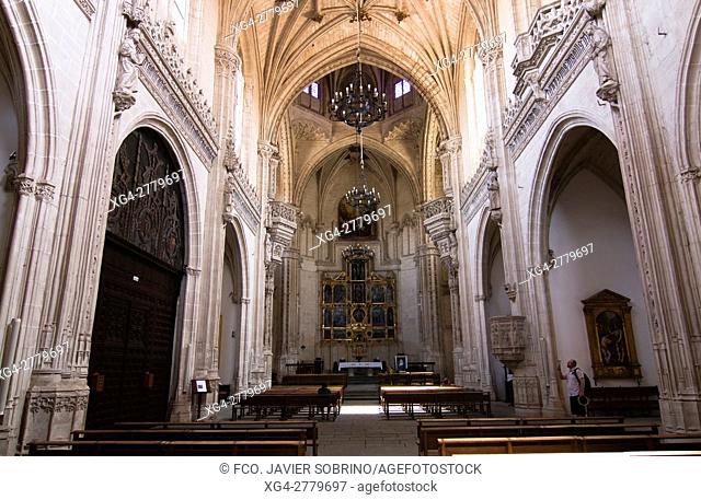 Interior de la iglesia del monasterio de San Juan de los Reyes. Toledo. Castilla-La Mancha. España. Europa