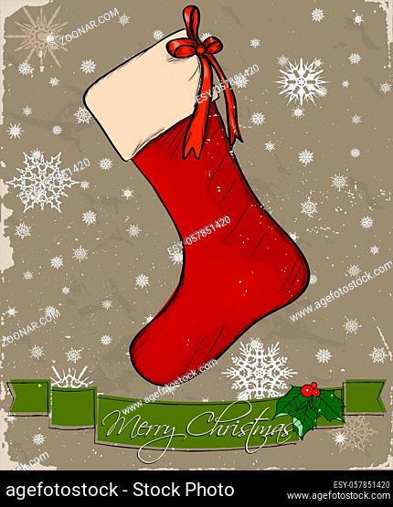 Christmas card. Vector illustration EPS8
