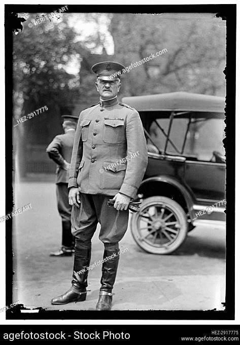 General John J. Pershing, between 1916 and 1918. Creator: Harris & Ewing