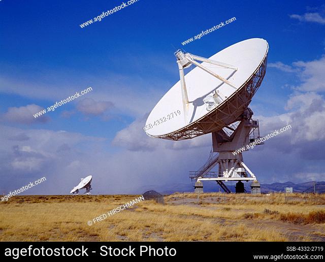 National Radio Astronomy Observatory Very Large Array (VLA) Telescope, Plains of San Agustin east of Magdalena, New Mexico