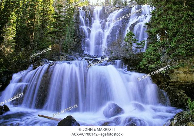 Tangle Falls, Jasper National Park, Alberta, Canada