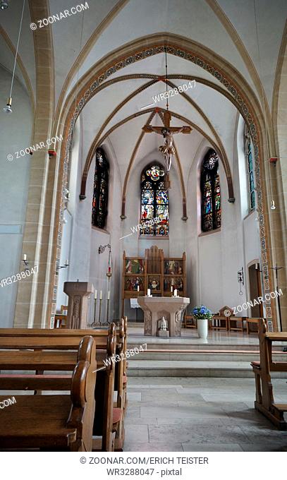 Katholische Kirche St. Johannes Baptist, Hessen, Deutschland, Bad Arolsen