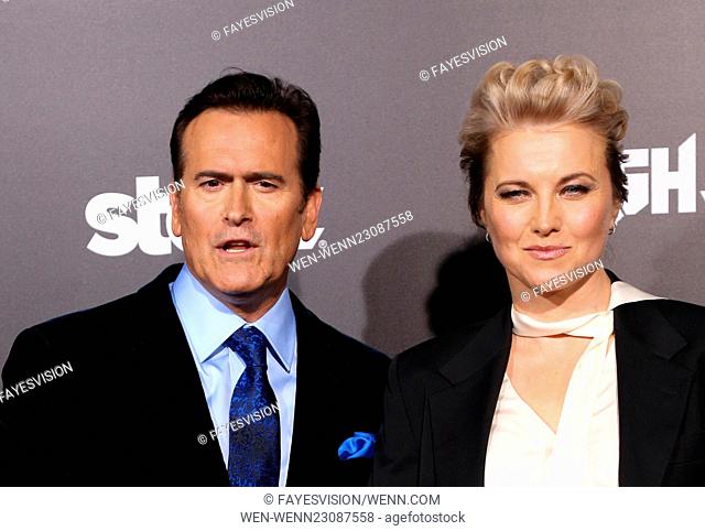 STARZ presents the Los Angeles premiere of 'Ash Vs Evil Dead' - Arrivals Featuring: Bruce Campbell, Lucy Lawless Where: Los Angeles, California