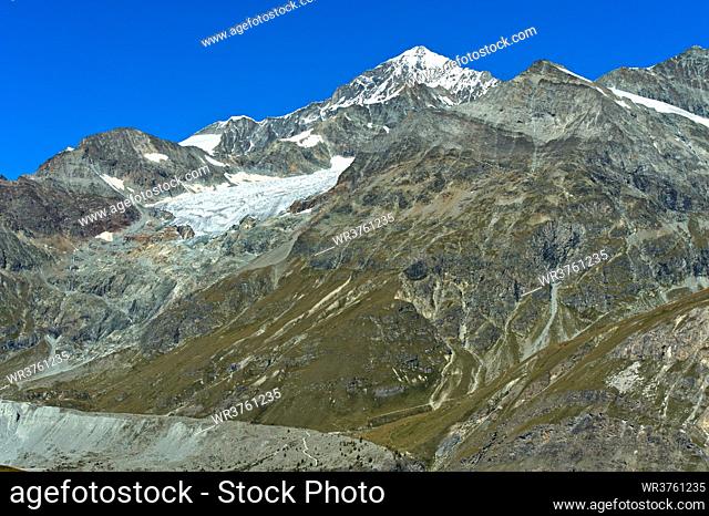 Dent Blanche, Zermatt, Wallis, Schweiz / Peak Dent Blanche, Zermatt, Valais, Switzerland