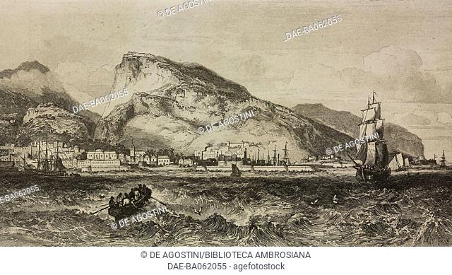 View of Port-Loius, Mauritius, engraving from Iles de l'Afrique, by D'Avezac, L'Univers pittoresque, published by Firmin Didot Freres, Paris, 1839