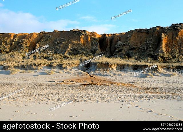 Steilküste Rotes Kliff vor Kampen