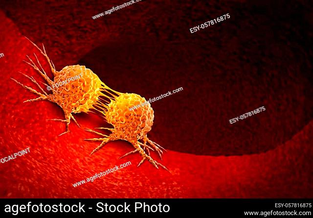 Cancer cell dividing and treatment for malignant cancer cells in a human body caused by carcinogens and genetics with a cancerous cell as an immunotherapy...
