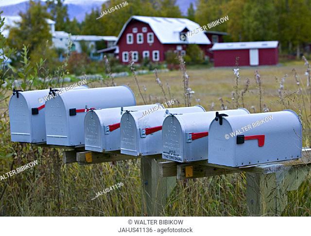 Mailboxes, Palmer, nr. Anchorage, Alaska, USA
