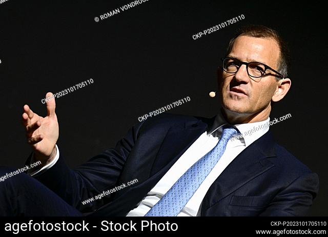 Czech entrepreneur Daniel Kretinsky attends the International conference SH!FTS in Prague, Czech Republic, October 17, 2023
