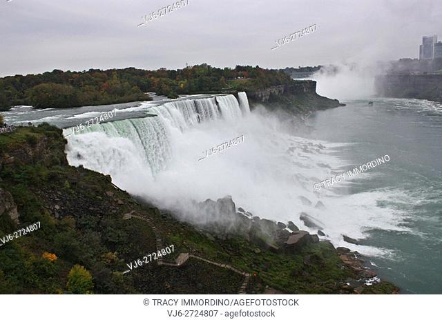 Niagra Falls in Niagra Falls, New York, USA
