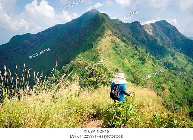 (Khao Chang Puak) Mountains and jungle in Thailand