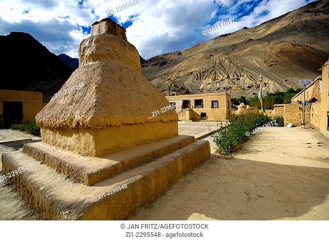 famous monastery of Tabo, Spiti valley, India