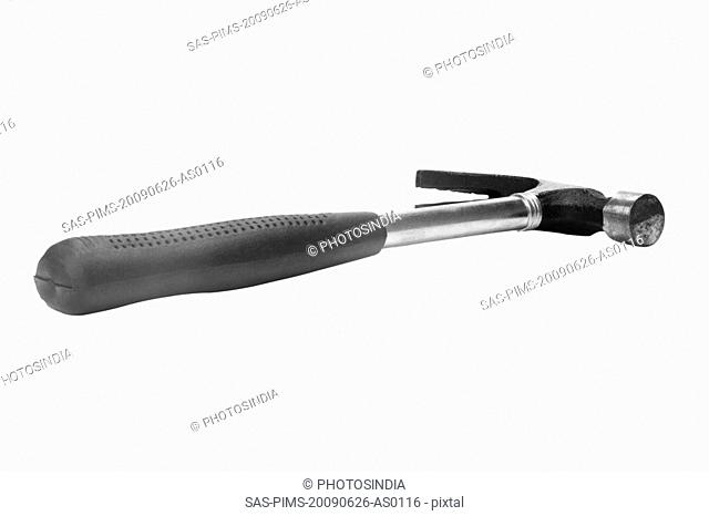 Close-up of a claw hammer