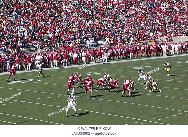 Football Game, Indiana University Hoosiers, Bloomington, Indiana, USA