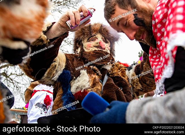 Traditional Slavic carnival took place in Hamry, Czech Republic, on February 12, 2022. The Slavic carnival in Hamry is one of UNESCO's Masterpieces of the Oral...