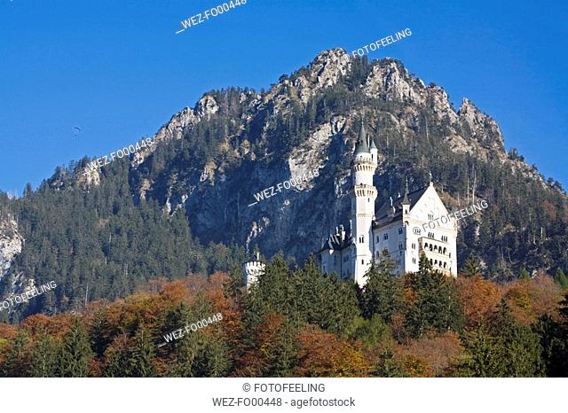 Germany, Bavaria, Allgaeu, Neuschwanstein Castle