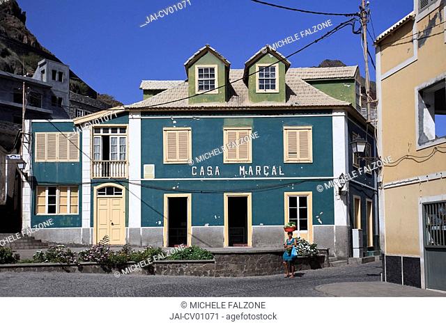 Cape Verde, Santo Antao, Ribeira Grande Town, Colonial architecture