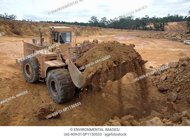 REFORESTATION, AUSTRALIA. Western Australia, Darling Range, Jarrahdale Mine, vicinity Perth. Reforestation of bauxite mines by Alcoa of Australia