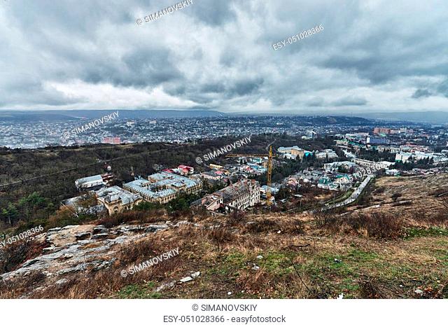 Attractions of the resort town of Pyatigorsk, Russia