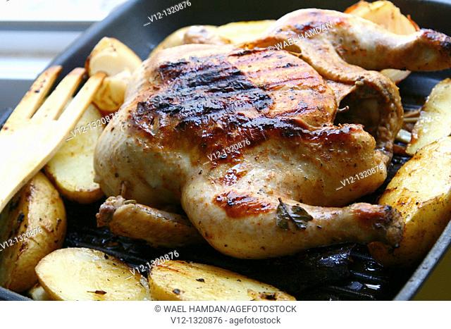 grilled chicken with Potato