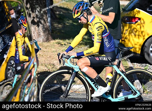 Primoz Roglic of Team Jumbo - Visma pictured during the rest day during the 107th edition of the Tour de France cycling race, in France