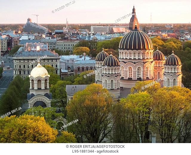 Orthodox cathedral of Riga, Latvia