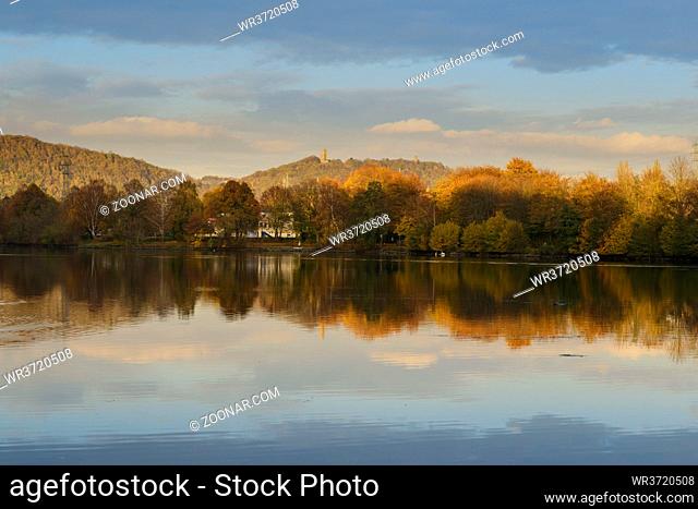 Herbststimmung am Hengsteysee, Hagen, Nordrhein-Westfalen, Deutschland