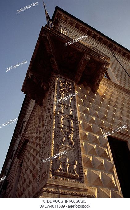 Diamanti palace, 1493-1503, architect Biagio Rossetti (1447-ca 1516), historic centre of Ferrara (UNESCO World Heritage List, 1995), Emilia-Romagna, Italy