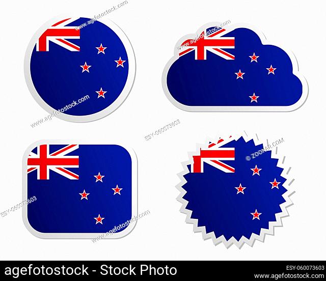 Fahne Neuseeland Sticker