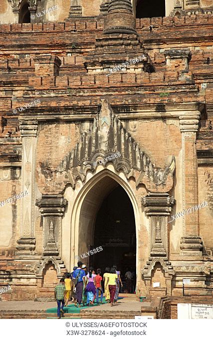Sulamani temple, Old Bagan village, Mandalay region, Myanmar, Asia