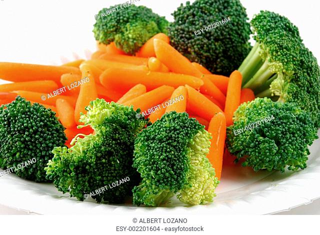 Tray of vegetables
