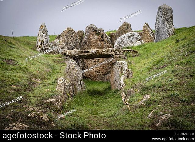 Dolmen of the Cotorrita, Neolithic burial chamber, municipality of Los Altos, Las Merindades, Burgos, Spain