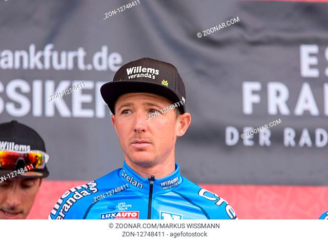 ESCHBORN, GERMANY - MAY 1st 2018: David Tanner (Vérandas Willems-Crelan) at Eschborn-Frankfurt cycling race