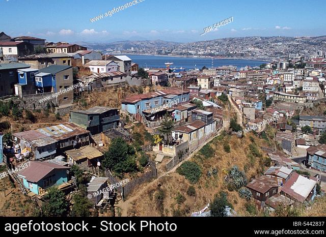 View of Valparaiso, Chile, View of Valparaiso, Chile, South America