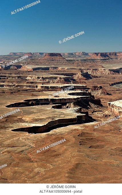 Scenic view of Canyonlands National Park in Utah, USA