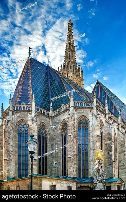 St. Stephen's Cathedral is the most important religious building in Vienna, Austria